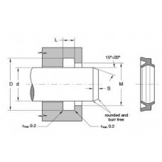 Брудознімач двусторон. дії, пневматичний, 32*42*6